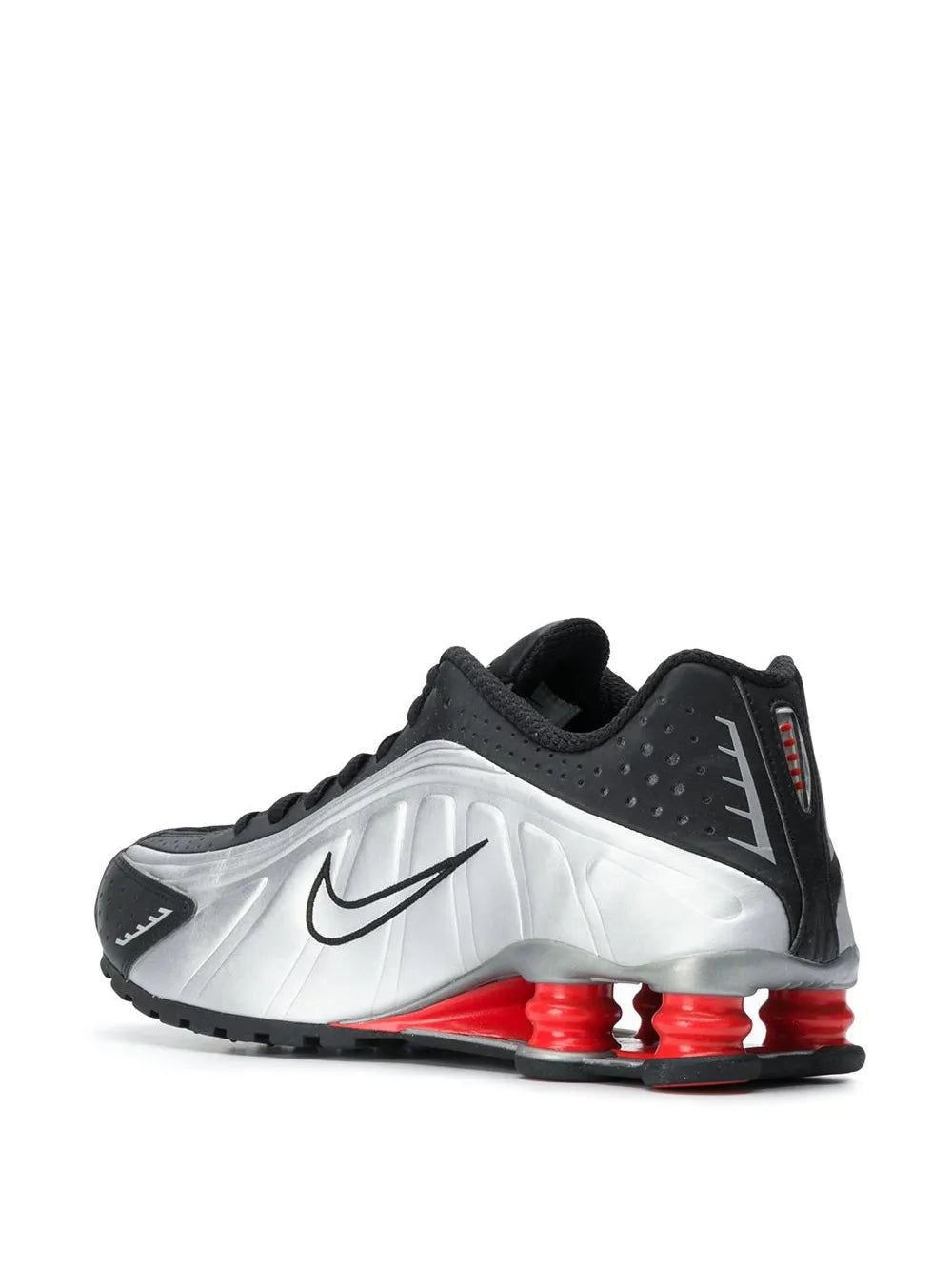 NIKE SHOX R4 ''BLACK/METALLIC SILVER'' SNEAKERS