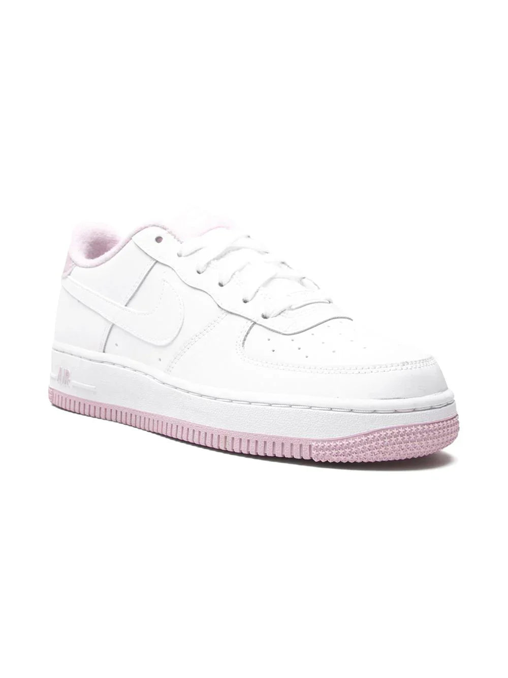 NIKE KIDS AIR FORCE 1 LOW ''WHITE/PINK'' SNEAKERS