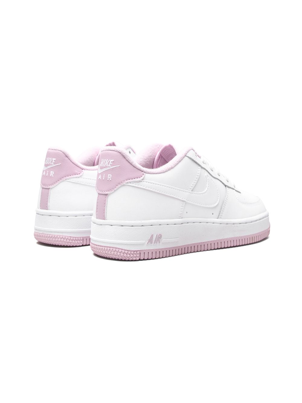 NIKE KIDS AIR FORCE 1 LOW ''WHITE/PINK'' SNEAKERS