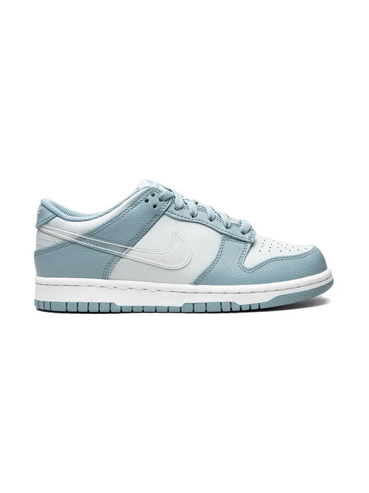 NIKE KIDS DUNK LOW ''CLEAR SWOOSH/BLUE" SNEAKERS