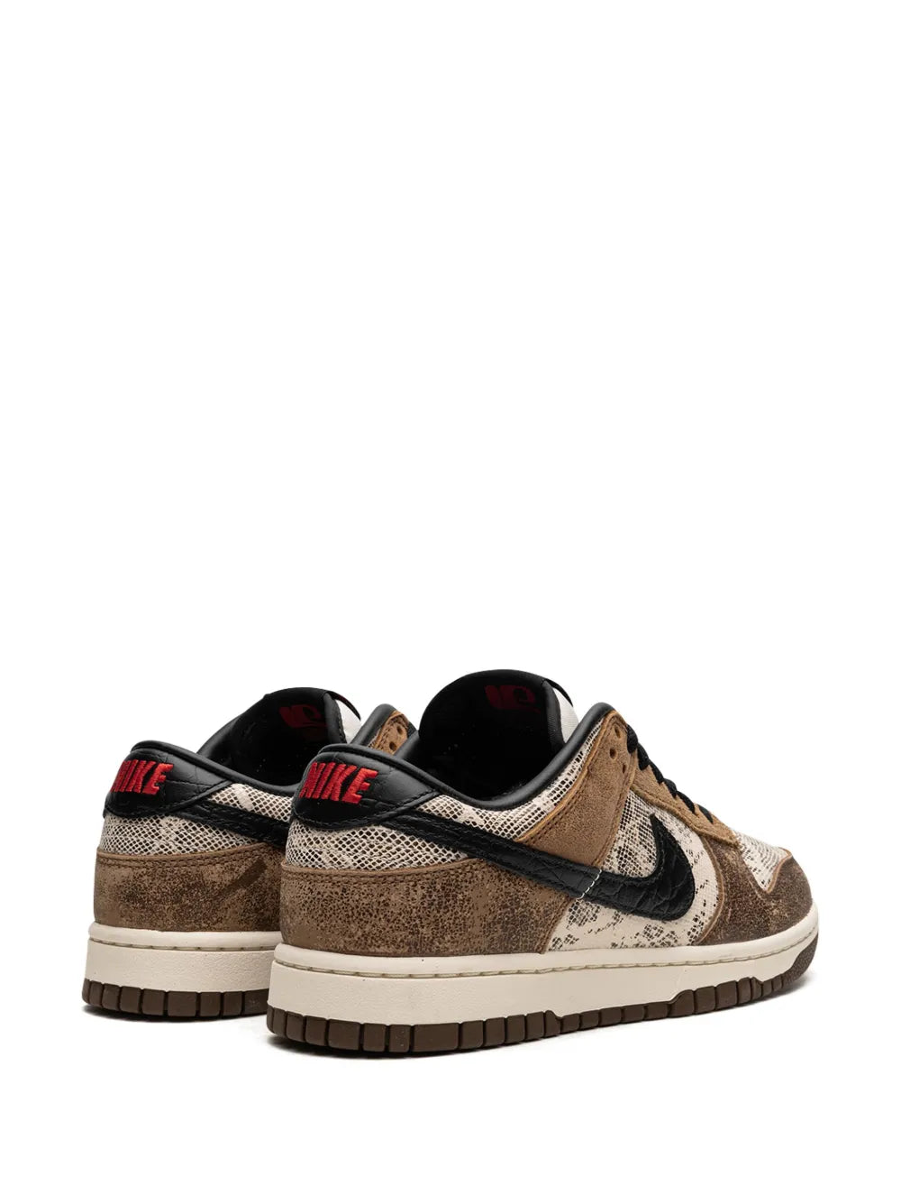 NIKE DUNK LOW CO. JP PREMIUM '' BROWN SNAKESKIN'' SNEAKERS