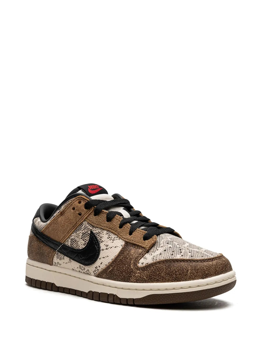 NIKE DUNK LOW CO. JP PREMIUM '' BROWN SNAKESKIN'' SNEAKERS