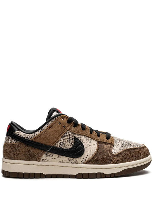 NIKE DUNK LOW CO. JP PREMIUM '' BROWN SNAKESKIN'' SNEAKERS