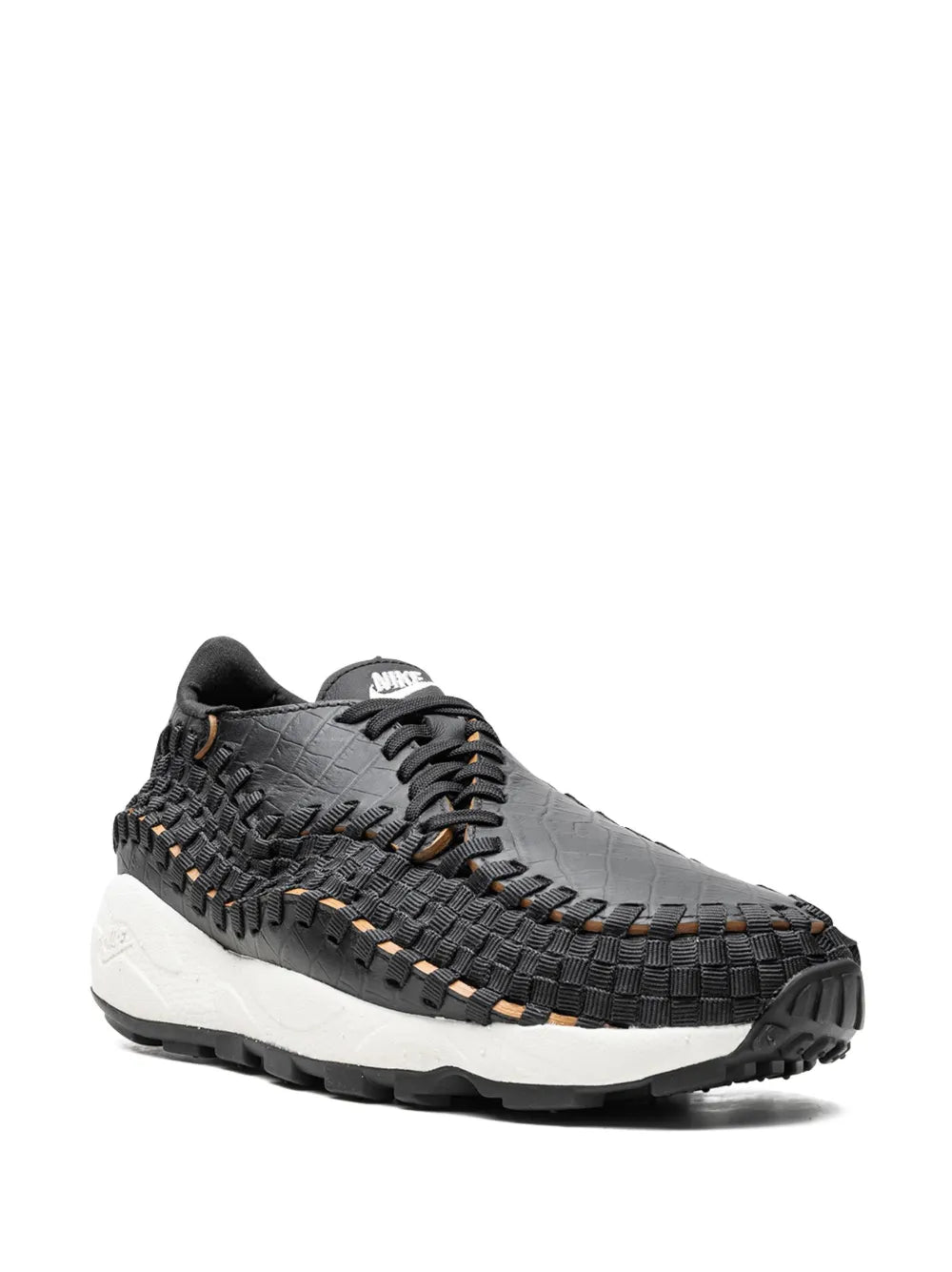 NIKE AIR FOOTSCAPE WOVEN '' BLACK CROC'' SNEAKERS