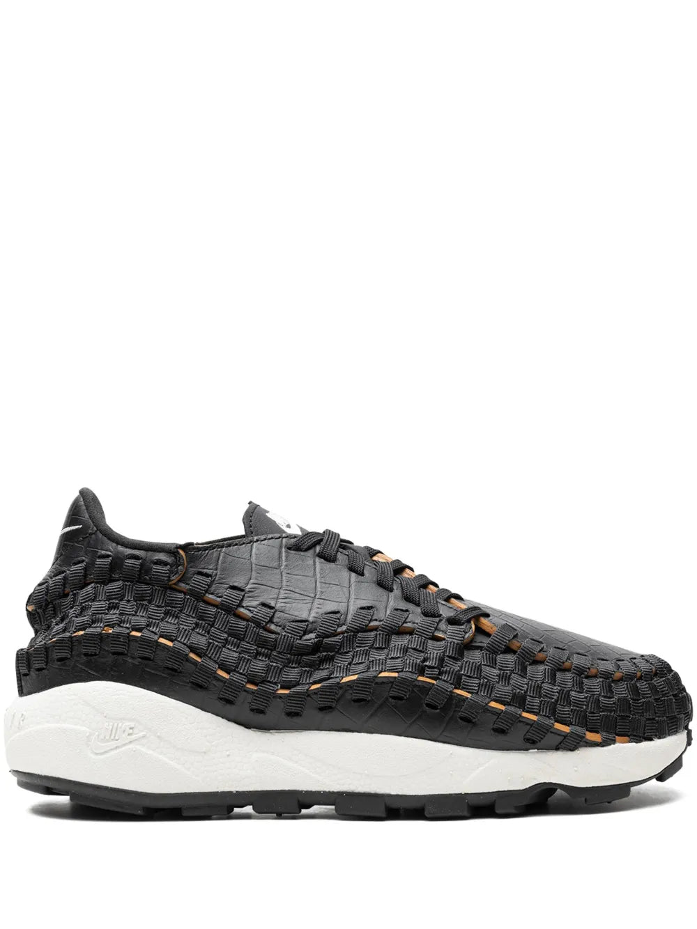 NIKE AIR FOOTSCAPE WOVEN '' BLACK CROC'' SNEAKERS