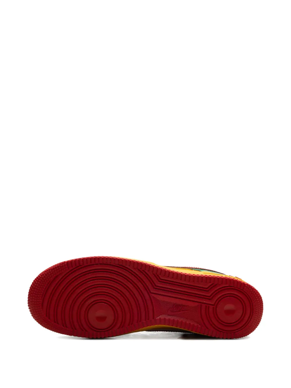 NIKE AIR FORCE X LIL YACHTY CONCRETE BOYS "LUCKY GREEN/MYSTIC RED'' SNEAKERS