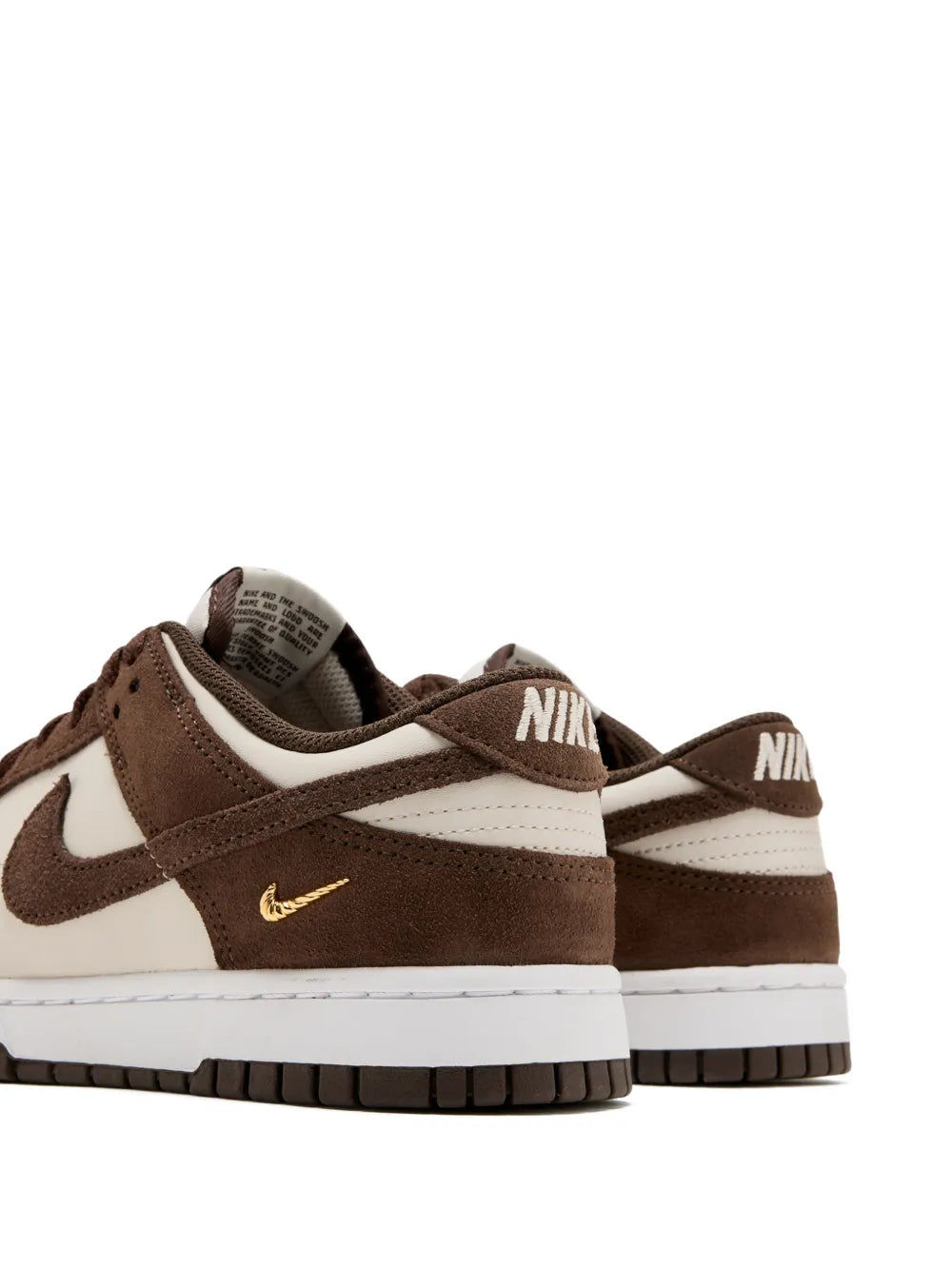 NIKE DUNK LOW ''BAROQUE BROWN'' SUEDE-PANELLED SNEAKERS