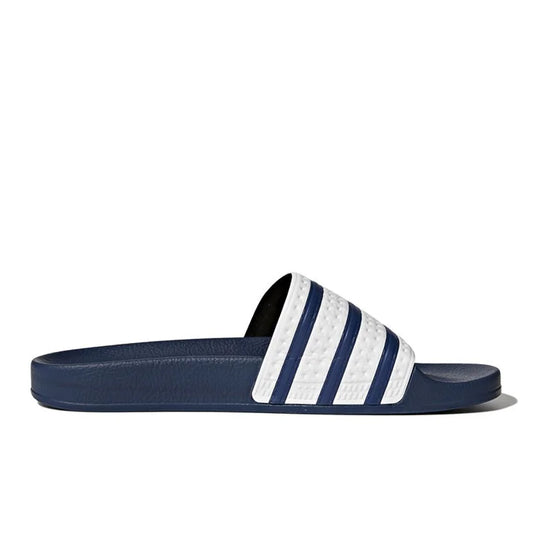 ADIDAS ORIGINALS ADILETTE BLUE/WHITE SLIDES
