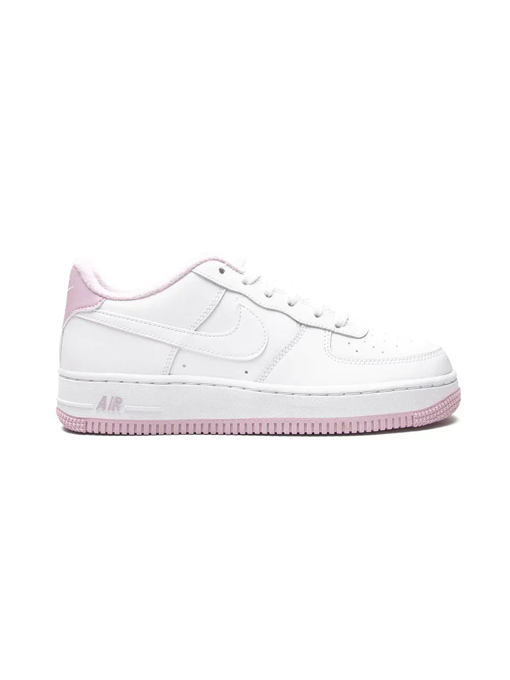 NIKE KIDS AIR FORCE 1 LOW ''WHITE/PINK'' SNEAKERS