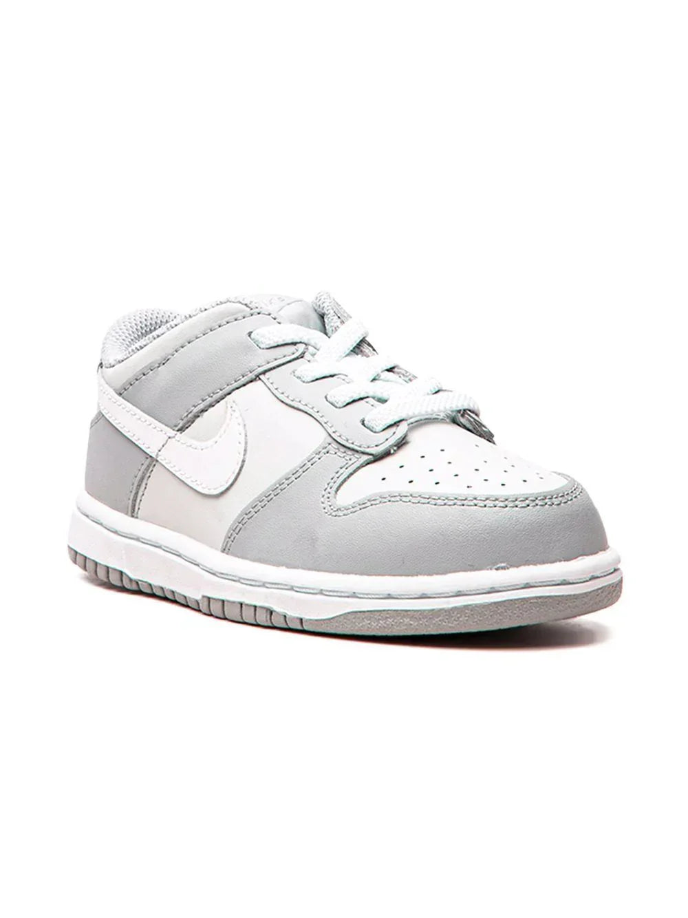 NIKE KIDS DUNK LOW ''TWO TONED GREY'' SNEAKERS