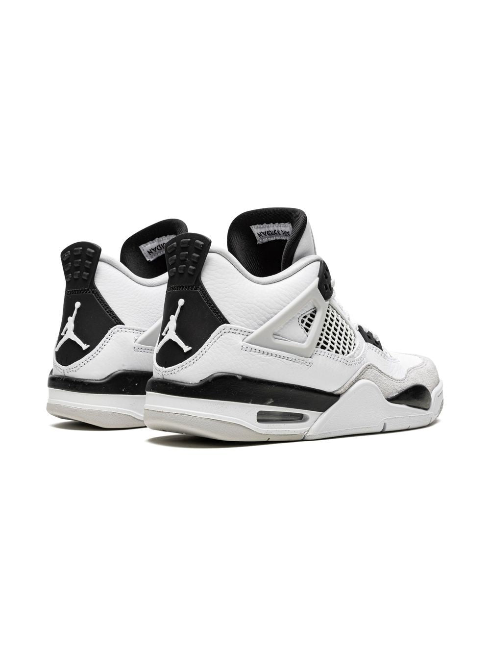 KIDS AIR JORDAN 4 RETRO ''MILITARY BLACK'' SNEAKERS