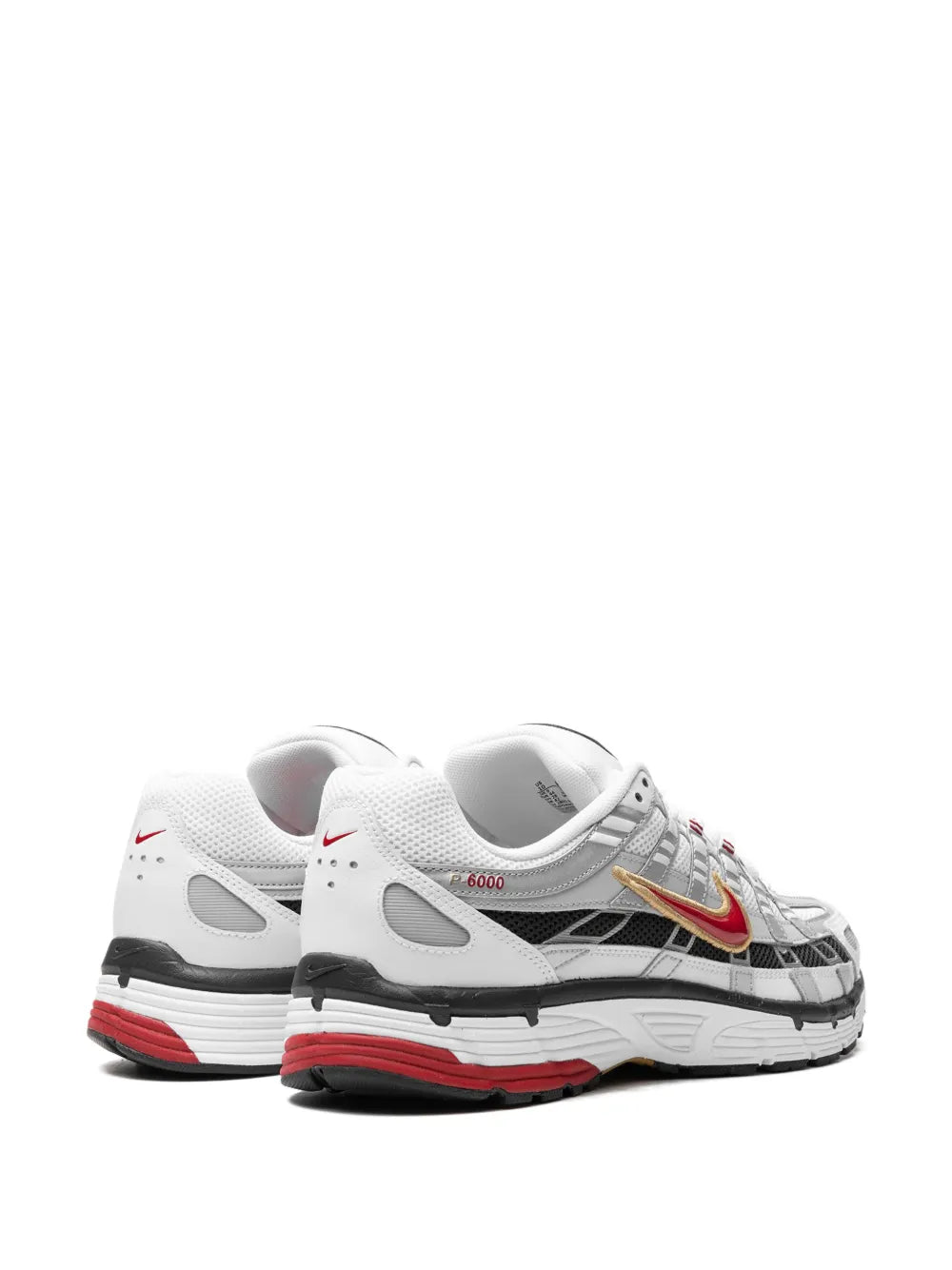 NIKE P-6000 ''PLATINUM/VARSITY RED'' SNEAKERS