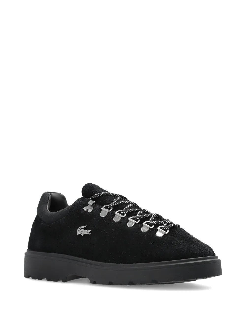 LACOSTE BASESHOT LOGO LACE-UP SNEAKERS