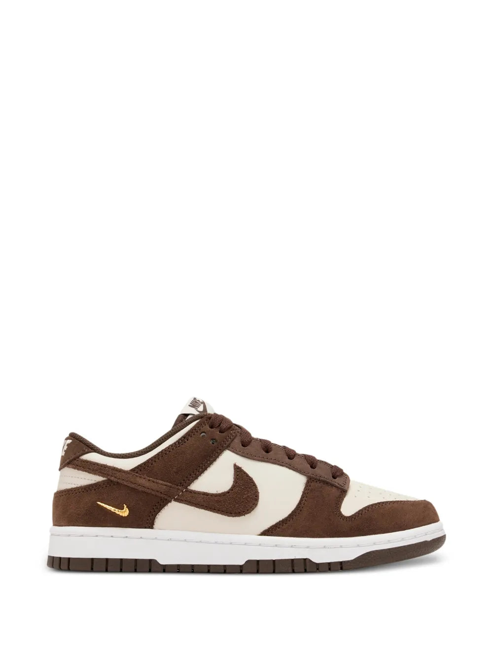NIKE DUNK LOW ''BAROQUE BROWN'' SUEDE-PANELLED SNEAKERS