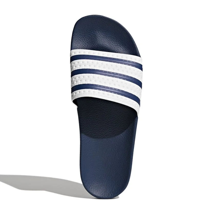 ADIDAS ORIGINALS ADILETTE BLUE/WHITE SLIDES