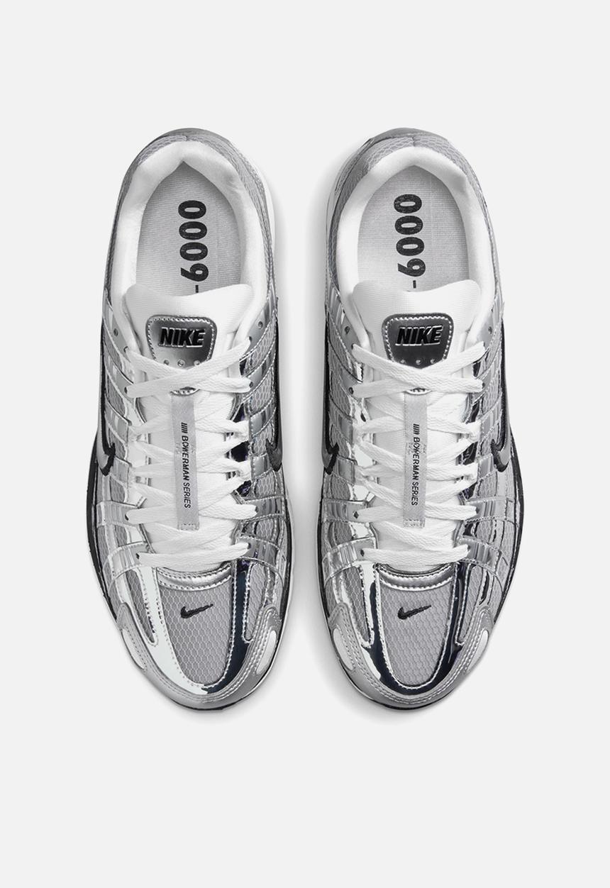 NIKE P-6000 ''METALLIC SILVER'' SNEAKERS