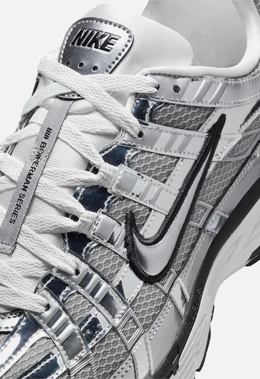 NIKE P-6000 ''METALLIC SILVER'' SNEAKERS